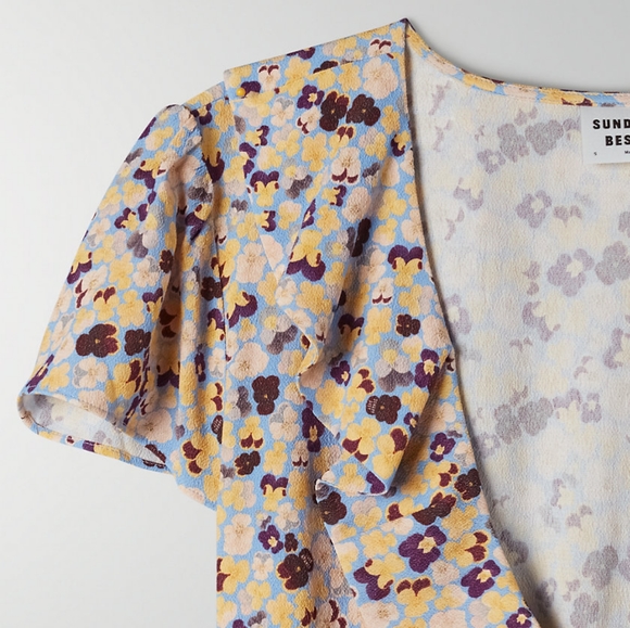 Sunday Best New Ruffle Wrap Dress - Picture 7 of 16